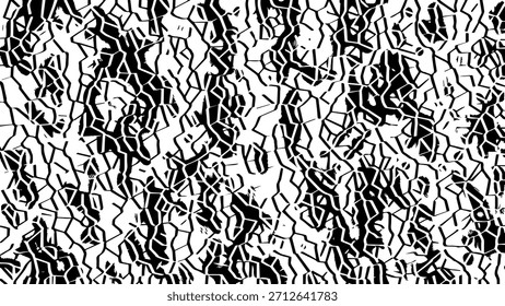 ABSTRACTAS FONDO DESORDENADO DECORATIVO COLOR BLANCO Y NEGRO CON TEXTURA DE PINTURA. VECTOR DE DISEÑO DE GRUNGE SUCIO Y ÁSPERO DE DISTRESS