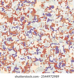 ILUSTRAÇÃO ABSTRATO DECORATIVO MESSY PIXEL FUNDO PASTEL COR COM TEXTURA DE TINTA. VETOR DE DESIGN DIRTY ROUGH DE SOFRIMENTO
