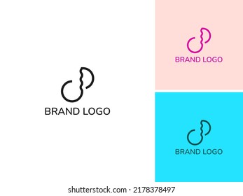 ILUSTRACIÓN ELEMENTO ABSTRACTO LETRA DE DISEÑO DE LOGOTIPO DP ICONO