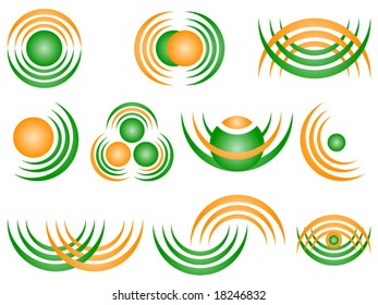 Illustration of abstract elements