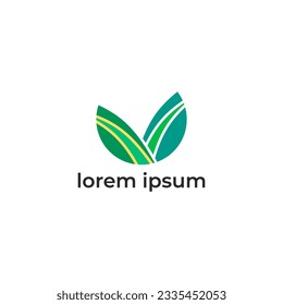 ILLUSTRATION ABSTRACT FARM AGRICULTURE SIMPLE LOGO ICON TEMPLATE DESIGN VECTOR