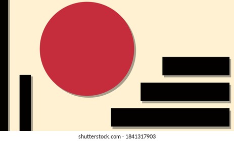 illustration of an abstract geometric background