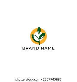 ILLUSTRATION ABSTRACT GEOMETRIC LEAF NATURE. ECO ELEMENT LOGO ICON DESIGN VECTOR FOR YOUR BRAND, BUSINESS