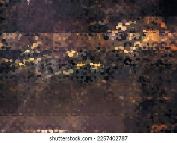  Illustration. Abstraktes geometrisches Muster. Moderne Kunstzeichnung. Digitale Textur.