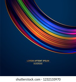 illustration of abstract geometrical template background for broucher flyer presentation