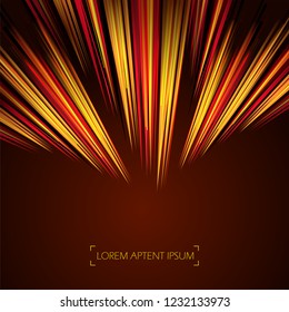 illustration of abstract geometrical template background for broucher flyer presentation