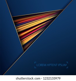 illustration of abstract geometrical template background for broucher flyer presentation