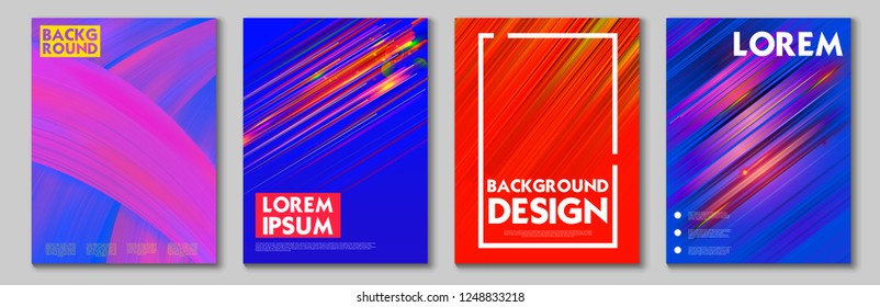 illustration of abstract geometrical template background for broucher flyer presentation