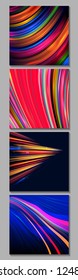 illustration of abstract geometrical template background for broucher flyer presentation