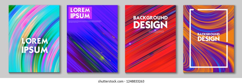 illustration of abstract geometrical template background for broucher flyer presentation