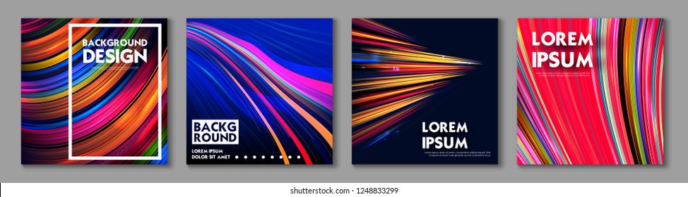 illustration of abstract geometrical template background for broucher flyer presentation