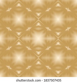 Ilustración de un patrón de textura Gold abstracto. Textura vectorial sin fisuras de una estrella dorada - forma de geometría.