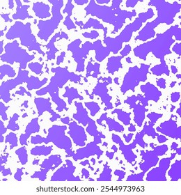 ILLUSTRATION ABSTRACT GRADIENT PURPLE BACKGROUND WITH GRUNGE PAINT TEXTURE. DISTRESS DIRTY ROUGH WHITE COLOR DESIGN VECTOR