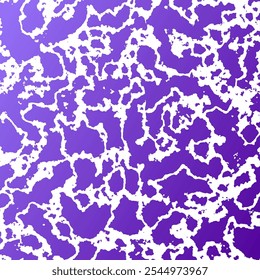 ILLUSTRATION ABSTRACT GRADIENT PURPLE BACKGROUND WITH GRUNGE PAINT TEXTURE. DISTRESS DIRTY ROUGH WHITE COLOR DESIGN VECTOR
