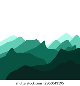 Ilustración del fondo abstracto del patrón de onda verde. Perfecto para fondos, fondos de pantalla, tarjetas de felicitación, tarjetas de invitación, pancartas, carteles
