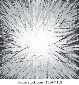 illustration of an abstract grey and white pattern drawing