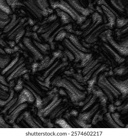 ILLUSTRATION ABSTRACT GRUNGE BLACK GRAINY TEXTURE BACKGROUND. DISTRESS DIRTY ROUGH MONOCHROME COLOR WAVY DESIGN VECTOR