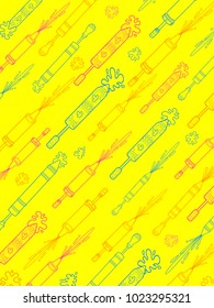 illustration of abstract Happy Holi Background  for Festival of Colors celebration greetings