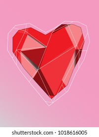 illustration Abstract Heart Design