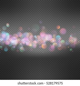 Illustration Abstract holiday light background with bokeh. EPS 10 vector file included