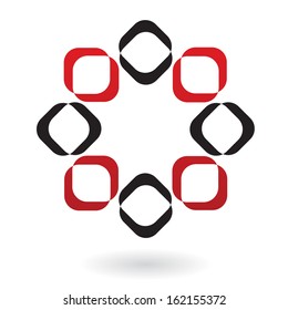 Illustration of Abstract Icon isolated on a white background