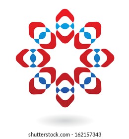 Illustration of Abstract Icon isolated on a white background