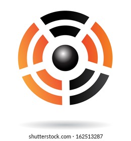 Illustration of Abstract Icon isolated on a white background