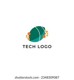 ILLUSTRATION ABSTRACT LEAF NATURE. ECO BIO TECH ELEMENT LOGO ICON DESIGN ELEMENT VECTOR FOR YOUR BRAND, BUSINESS