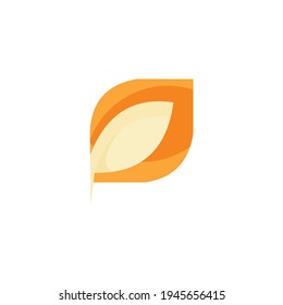 illustration abstract leaf nature logo or icon. EPS 10