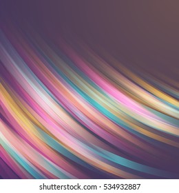 Illustration of Abstract Lightpainting Vector Background. Digital Caligraphy Light Streaks. Vector Neon Disco Light Waves Template