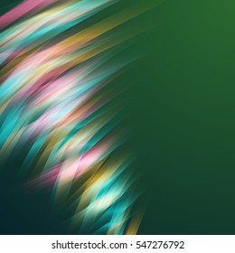 Illustration of Abstract Lightpainting Vector Background. Digital Caligraphy Light Streaks. Vector Neon Disco Light Waves Template