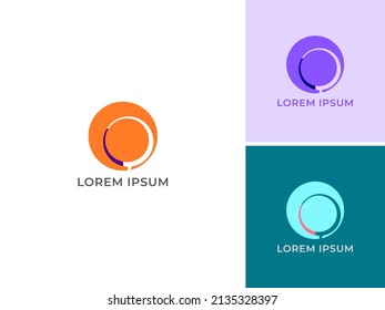 ILUSTRACIÓN ABSTRACTO VECTOR DE DISEÑO DE TECNOLOGÍA DE LOGOTIPO  