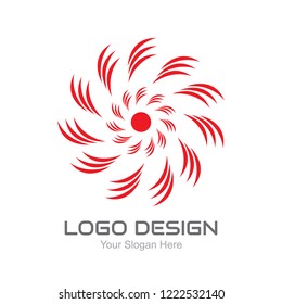 Illustration abstract logo design