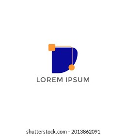 ILUSTRACIÓN ABSTRACTO LOGO SQUARE VECTOR DE DISEÑO RODEADO  