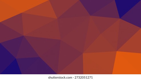 Ilustración de fondo abstracto de textura naranja y púrpura moderno poligonal bajo