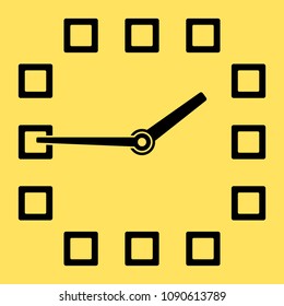 Illustration of the abstract minimal clock. Arrows can be freely rotated