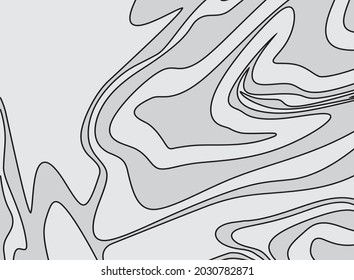 Una ilustración de pintura de aceite abstracta 