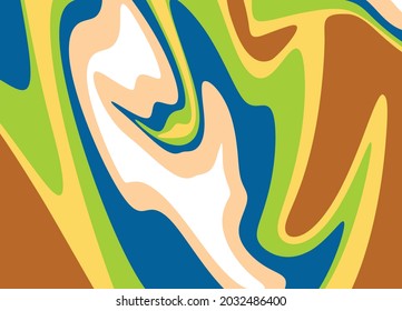 An illustration of abstract oil paint texture