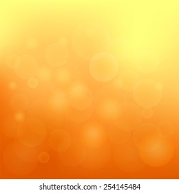 Illustration  with abstract orange  background. Graphic Design Useful For Your Design. Blurred background texture design on border. Sun background.
