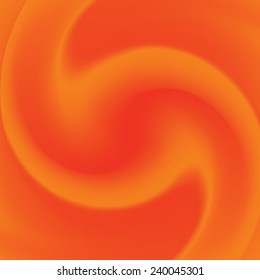  illustration with abstract orange wave background