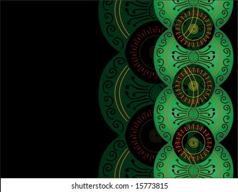 illustration of abstract oriental design