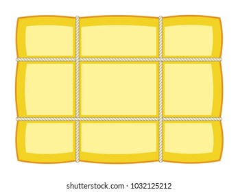 Illustration of the abstract packing sack