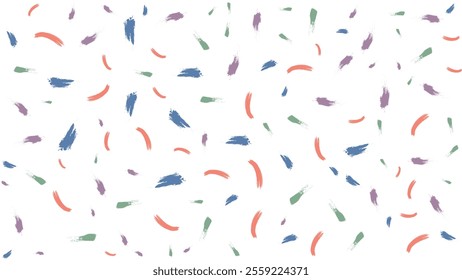 ILLUSTRATION ABSTRACT PATTERN BACKGROUND PASTEL COLOR WITH GRUNGE PAINT TEXTURE. DISTRESS DIRTY ROUGH DESIGN VECTOR