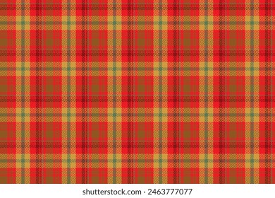 Illustration, Abstract pattern of sweater style in red and yellow background.