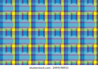 Illustration, Abstract pattern of sweater weaving style with blue color tone background.