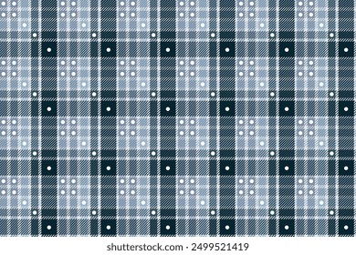 Illustration, Abstract pattern of sweater weaving style with blue tone background.