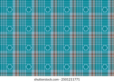 Illustration, Abstract pattern of sweater weaving style with blue color tone background.