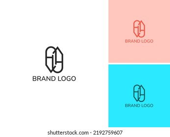 ILLUSTRATION ABSTRACT PENCIL LOGO ICON DESIGN VECTOR