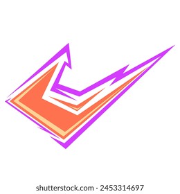 Illustration abstract racing background.Print vinyl and decal for cars. The design is modern. Racing Stripes Decal Sport. Background abstract