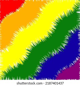 Illustration of abstract rainbow sharp background.